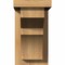 Ekena Millwork Monterey Smooth Corbel w/Backplate, Western Red Cedar, 5 1/2"W x 10"D x 10"H COR06X10X10MON01SWR - alternate 3